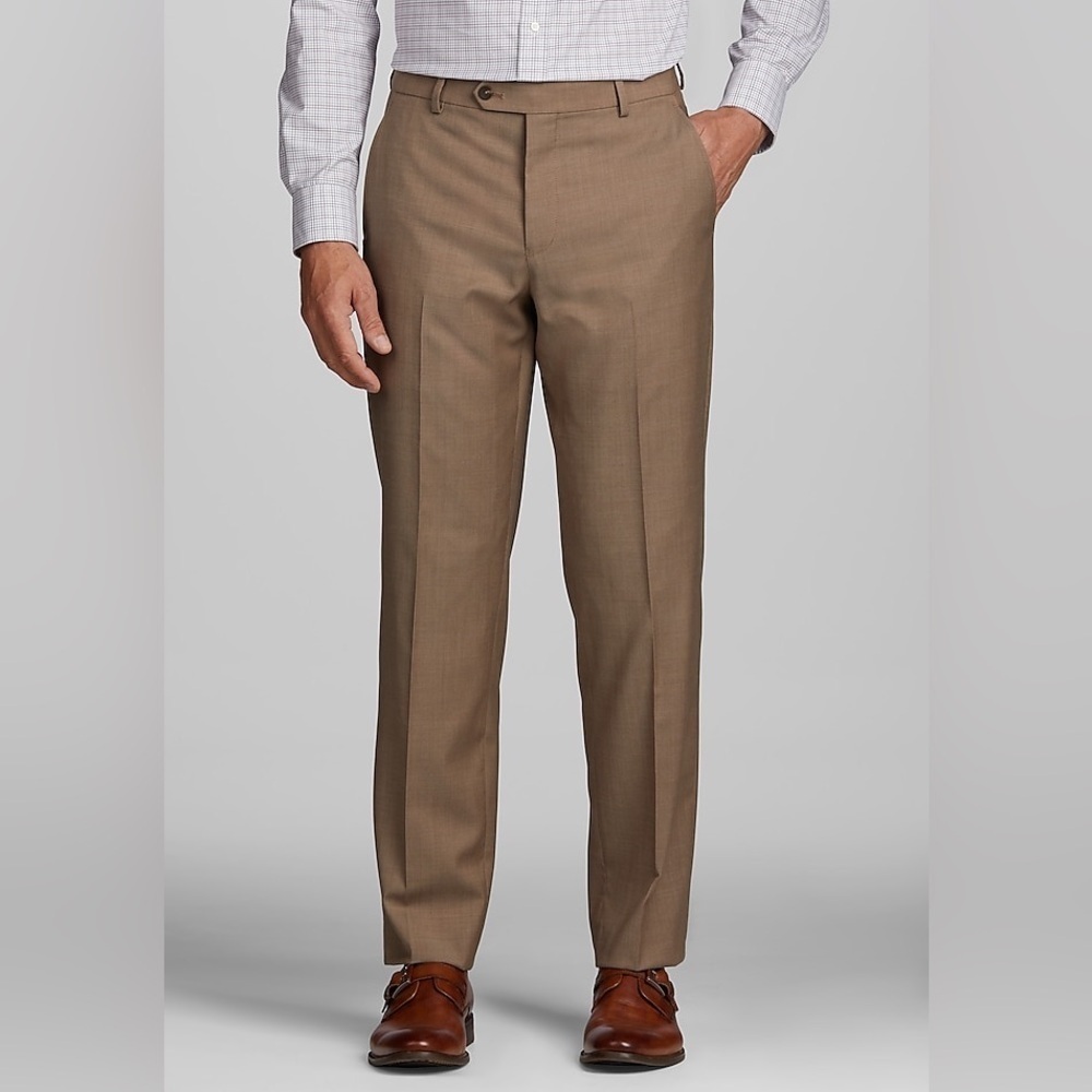 Jos. A. Bank Traveler Dress Pants Brown - 36/29